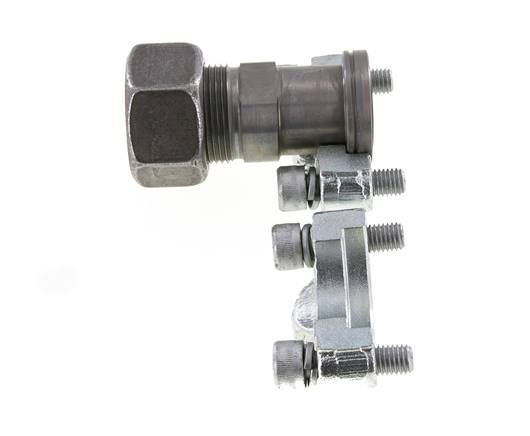 3/4'' SAE Flange 6000 PSI Steel with 25S (M36x2) ISO 6162-2