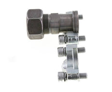 3/4'' SAE Flange 6000 PSI Steel with 25S (M36x2) ISO 6162-2