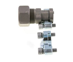 3/4'' SAE Flange 6000 PSI Steel with 30S (M42x2) ISO 6162-2