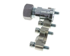 1'' SAE Flange 6000 PSI Steel with 25S (M36x2) ISO 6162-2
