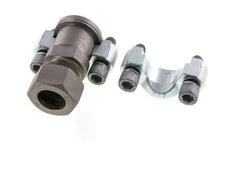 1-1/4'' SAE Flange 6000 PSI Steel with 30S (M42x2) ISO 6162-2