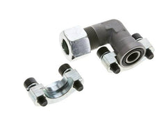 1/2'' Elbow SAE Flange 3000 PSI Steel with 16S (M24x1.5) ISO 6162-1