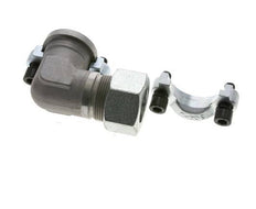 1-1/4'' Elbow SAE Flange 3000 PSI Steel with 30S (M42x2) ISO 6162-1