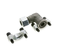 3/4'' Elbow SAE Flange 6000 PSI Steel with 20S (M30x2) ISO 6162-2