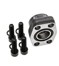 1'' SAE Flange 3000 PSI Plain Steel with G1'' Female Threads ISO 6162-1