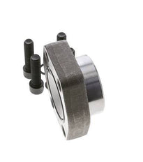 2'' SAE Flange 3000 PSI Plain Steel with G1'' Female Threads ISO 6162-1