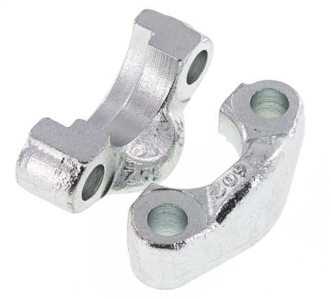 3/4'' SAE Flange Halves 6000 PSI Steel ISO 6162-2