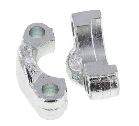 3/4'' SAE Flange Halves 6000 PSI Steel ISO 6162-2