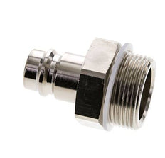 Nickel-plated Brass DN 19 Air Coupling Plug G 1 1/4 inch Male