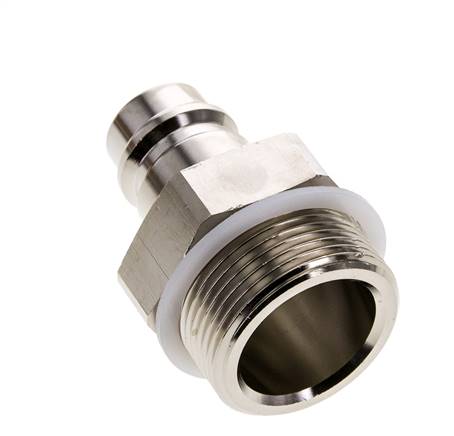 Nickel-plated Brass DN 19 Air Coupling Plug G 1 1/4 inch Male