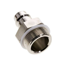 Nickel-plated Brass DN 19 Air Coupling Plug G 1 1/4 inch Male