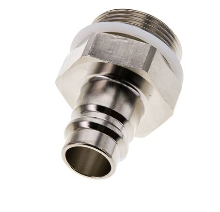 Nickel-plated Brass DN 19 Air Coupling Plug G 1 1/4 inch Male