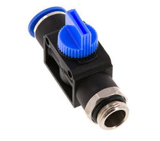 3/2-Way Shut-Off Hand Valve 12 mm - G3/8'' Plastic/Brass Tube-side venting