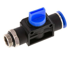 3/2-Way Shut-Off Hand Valve 12 mm - G3/8'' Plastic/Brass Tube-side venting