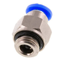 Push-In Fitting 6mm & G1/4'' Male Auto Shut-Off Brass/PBT 0-10bar (0-145psi) [2 Pieces]