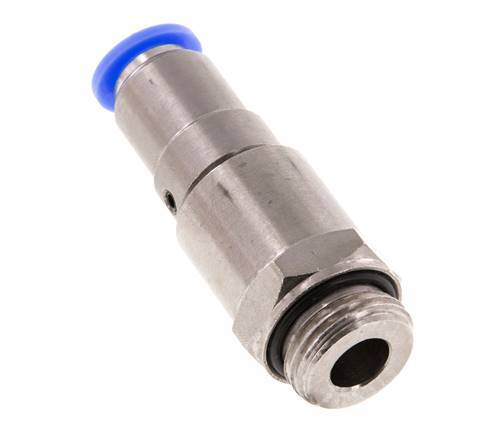 10mm & G1/2'' Quick Swivel Joint Push-In-Male Threads Nickel-Plated Brass/PBT NBR Rotatable