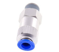 Push-In Check Valve 12mm & R1/2'' Male Aluminum 0.2-10bar (3-145psi) Hose-Thread
