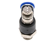 Flow Control Silencer Meter-Out Elbow 6 mm - G1/8'' Brass/PA 66