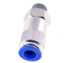 Push-In Check Valve 12mm & R3/8'' Male Aluminum 0.2-10bar (3-145psi) Hose-Thread