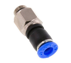 6mm & G1/8'' Swivel Joint Push-In-Male Threads Nickel-Plated Brass/PBT NBR Rotatable