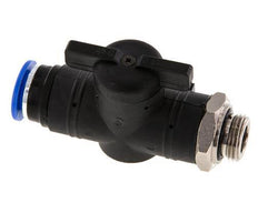 2-Way Straight Ball Valve 12 mm - G3/8'' Plastic/Brass