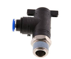 2-Way Elbow Ball Valve 10 mm - R1/2'' Plastic/Brass