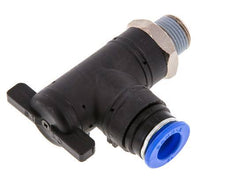2-Way Elbow Ball Valve 12 mm - R3/8'' Plastic/Brass
