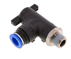 2-Way Elbow Ball Valve 12 mm - R3/8'' Plastic/Brass