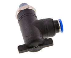 2-Way Elbow Ball Valve 10 mm - R1/4'' Plastic/Brass