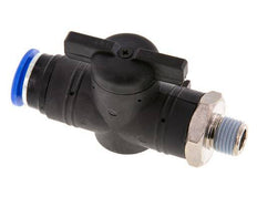 2-Way Straight Ball Valve 12 mm - R1/4'' Plastic/Brass