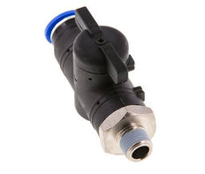 2-Way Straight Ball Valve 12 mm - R1/4'' Plastic/Brass