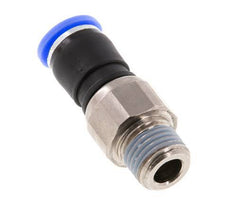 8mm & R1/4'' Swivel Joint Push-In-Male Threads Nickel-Plated Brass/PBT NBR Rotatable