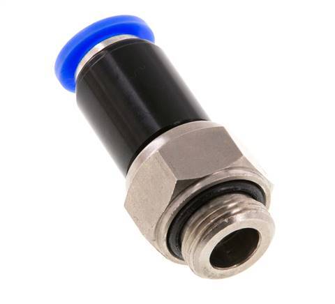 10mm & G3/8'' Swivel Joint Push-In-Male Threads Nickel-Plated Brass/PBT NBR Rotatable