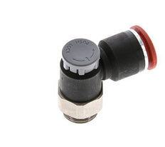 Flow Control Valve Meter-In Elbow 12 mm - G3/8'' Brass/PA 66 Locknut