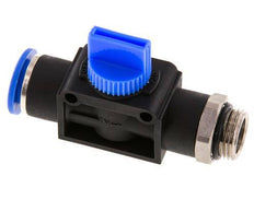 3/2-Way Shut-Off Hand Valve 12 mm - G3/8'' Plastic/Brass Thread-side venting