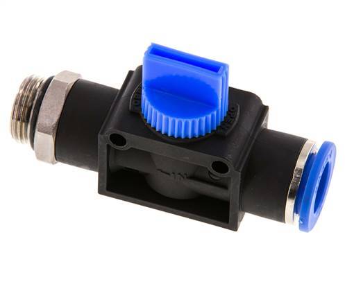 3/2-Way Shut-Off Hand Valve 12 mm - G3/8'' Plastic/Brass Thread-side venting