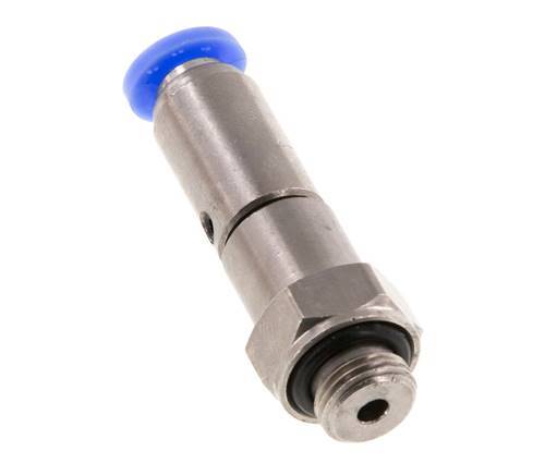 4mm & G1/8'' Quick Swivel Joint Push-In-Male Threads Nickel-Plated Brass/PBT NBR Rotatable