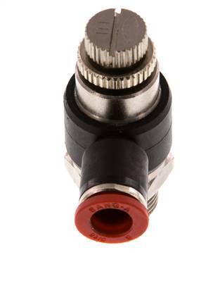 Flow Control Silencer Meter-In Elbow 8 mm - G3/8'' Brass/PA 66