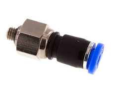 4mm & M5 Swivel Joint Push-In-Male Threads Nickel-Plated Brass/PBT NBR Rotatable