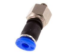 4mm & M5 Swivel Joint Push-In-Male Threads Nickel-Plated Brass/PBT NBR Rotatable