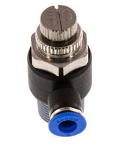 Flow Control Silencer Meter-Out Elbow 6 mm - R3/8'' Brass/PA 66