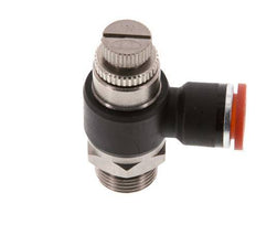 Flow Control Silencer Meter-In Elbow 10 mm - G3/8'' Brass/PA 66