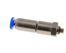4mm & M5 Quick Swivel Joint Push-In-Male Threads Nickel-Plated Brass/PBT NBR Rotatable