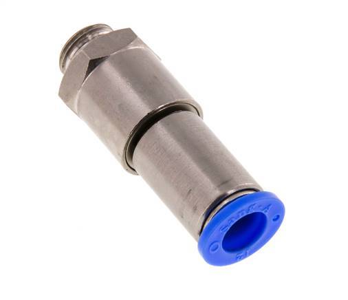 12mm & G3/8'' Quick Swivel Joint Push-In-Male Threads Nickel-Plated Brass/PBT NBR Rotatable