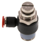 Flow Control Silencer Meter-In Elbow 6 mm - R3/8'' Brass/PA 66