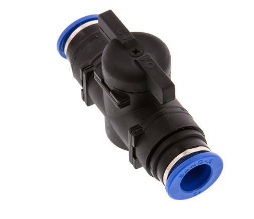 2-Way Straight Ball Valve 12 mm Plastic/Brass