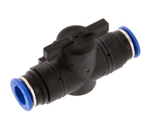 2-Way Straight Ball Valve 12 mm Plastic/Brass