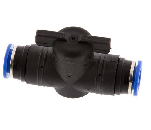 2-Way Straight Ball Valve 12 mm Plastic/Brass