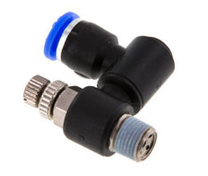 Flow Control Silencer Meter-Out Rotatable 6 mm - R1/8'' Brass/PA 66