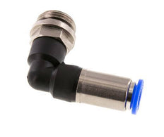 Push-In Fitting 10mm & G1/2'' Male Auto Shut-Off Elbow Brass/PBT 0-10bar (0-145psi)